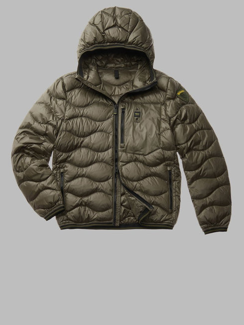 Blauer Piumino corto Piumino corto Uomo a onde Wave Roller Militare A24 - BLAUERBLUC03030006355 - 683 - M - Francavilla Moda